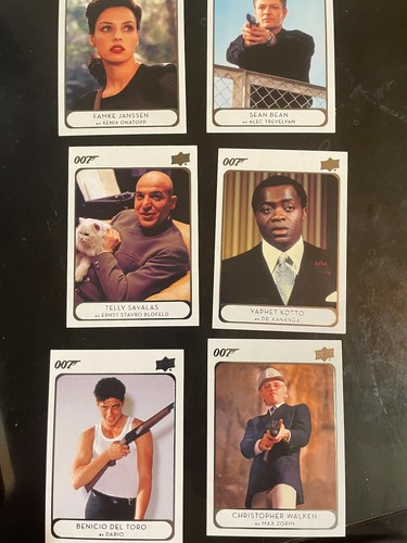 Carte base james bond - base, cattivi