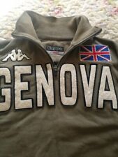 Felpa Kappa Maglia EROI Size L Uomo GENOVA -Verde-Clothing Designer UK  Vintage.