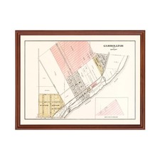 Old Map of Carrollton, MI 1896