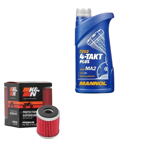 Kit filtro olio - k&n, mannol