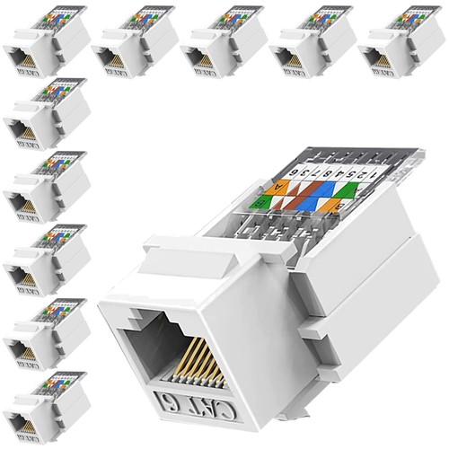 Jack ethernet rj45 cat6 - 10,