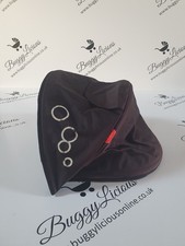 PHIL AND TEDS DOT V1 2 3 BUGGY CAPPUCCIO PRINCIPALE NERO parte di ricambio tettoia parasole 