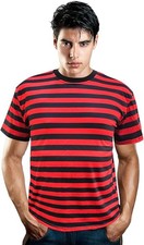 T-shirt uomo casual a righe maniche corte girocollo, classica e alla moda