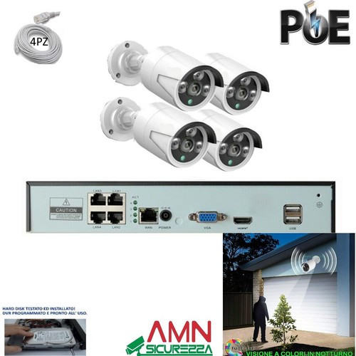 Kit videosorveglianza nvr poe - nvr,