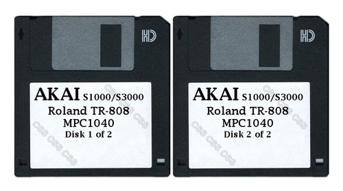 Akai s1000 s3000 set of - /,