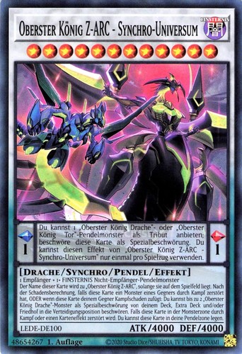Yugioh oberster könig - yugioh!, z-arc