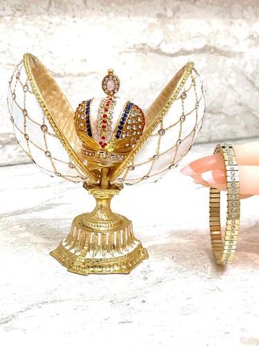 Uovo incoronazione faberge - uovo,