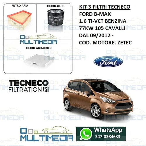 Kit tagliando filtri - filtri, tecneco
