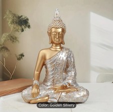 Luxury Golden-Silver Buddha
