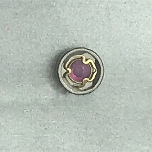 Swiss trangle plate cap jewel - swiss,