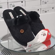 DUE MELE - Pantofole/Ciabatte Uomo Inverno Tessuto Felpato Morbido Con Suola In