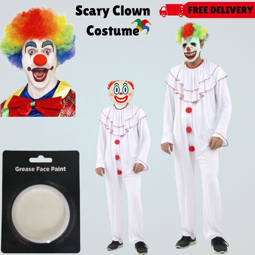 Costume pagliaccio spaventoso