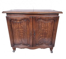 CARRELLO MOBILE BAR IN MASSELLO INTEGRO E ORIGINALE DI EPOCA XX SECOLO