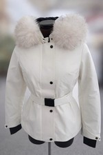 Piumino bianco invernale con