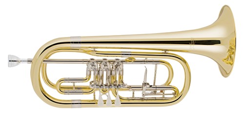 Tromba bassa verniciata