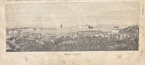 Corsica bastia panorama antica - corsica,