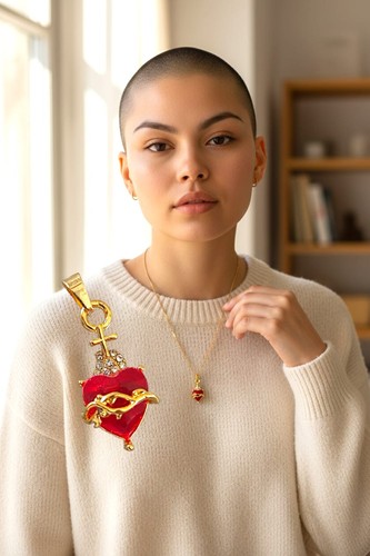 Collana sacro cuore gesù - sacro, di