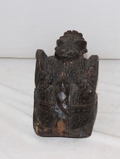 Antico IN Legno Appendino Colonna Base Decorativa da Collezione 11318_112