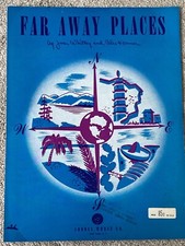 1948 FAR AWAY PLACES spartiti