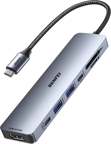 Benfei hub usb c con - 7-in-1,