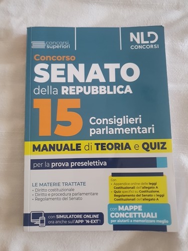 Concorso senato della - concorso,