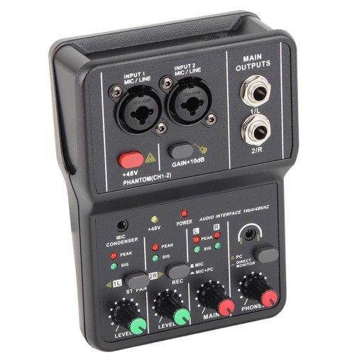 Mixer audio canali usb 48v - canali,