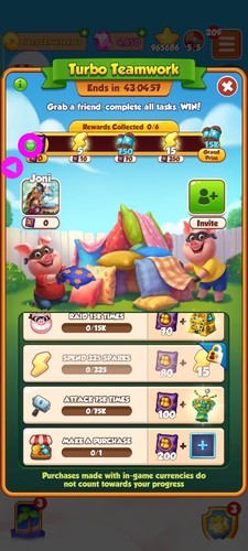 Coin master turbo teamwork - master,