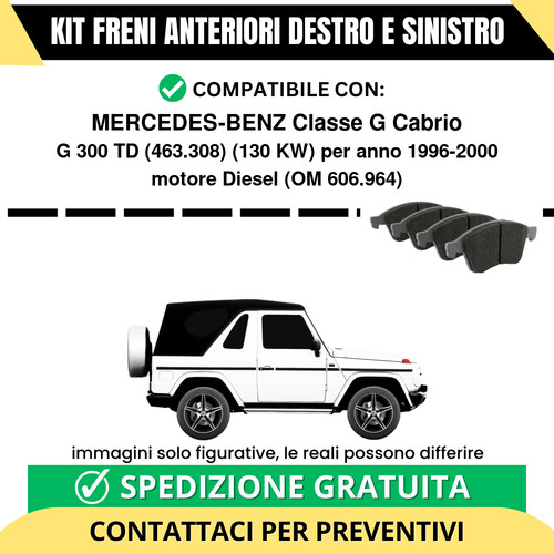 Pastiglie freno anteriori - freno, per