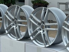 4 nuovi discreti TZ argento 7,5x18 5-100 ET49 VW Polo Seat Ibiza Arona