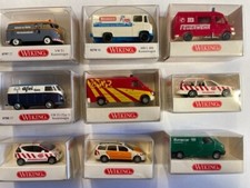 9 MODELLINI AUTO 1:87 DELLA MARCA WIKING  (VEDI DESCRIZIONE)
