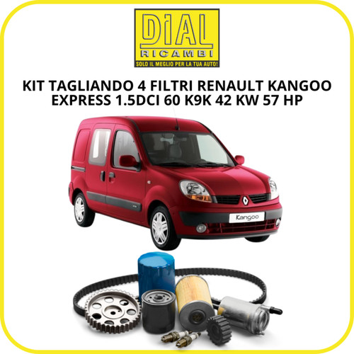 Kit tagliando filtri renault - tagliando, 4