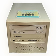SCSI Tower CD copia rapida duplicatore BurnMax24 Polaroid M518 VIDEO TESTATO RARO