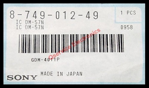 Sony 874901249 dm57n - sony,