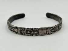 Bracciale Totem Vintage Costa Nord Occidentale Argento Sterling