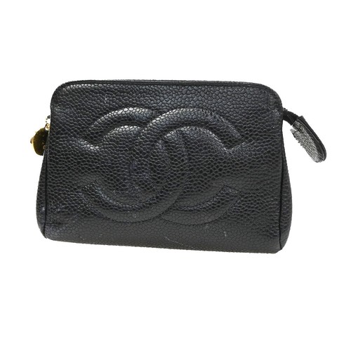 Chanel logo mini pouch bag - logo,