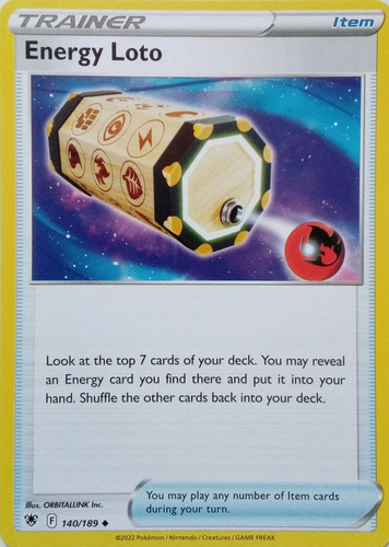 Energy lotto uncommon - energy,