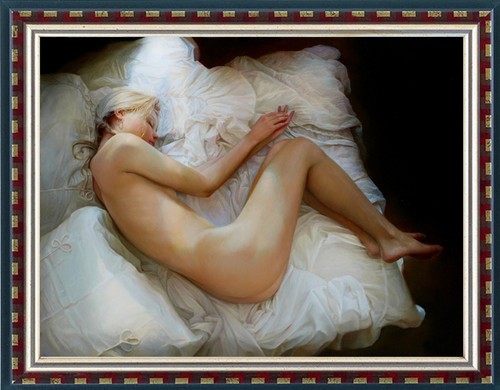 Original nude woman - original,