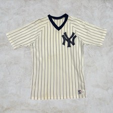 Maglia New York Yankees vintage anni 80 maglia sabbia medaglia MLB donna media