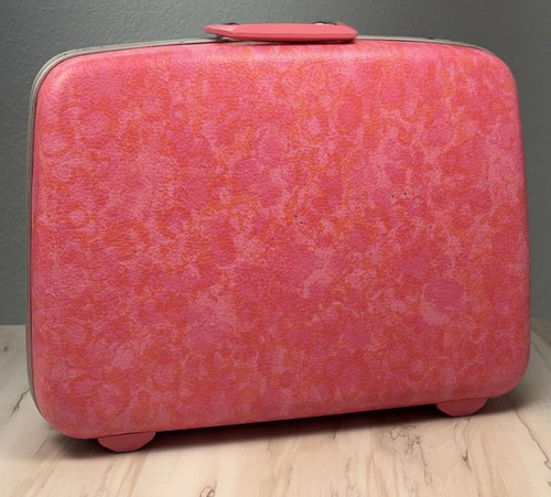 Valigia rigida rosa vintage - rigida,