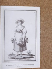 Vendemmiatrice e Massaia Fossombrone Dip. Metauro Ancona Regno Italico d'Italia