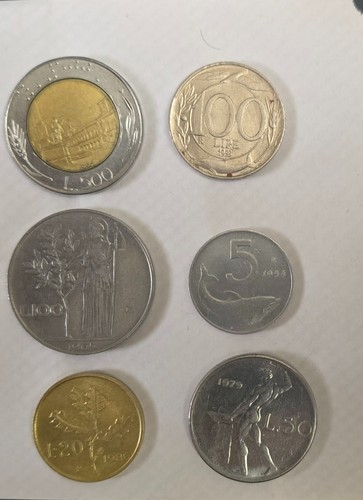 Lotto monete lire italia - lire,