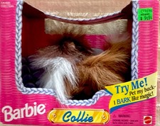 Mattel barbie collie cane - mattel,