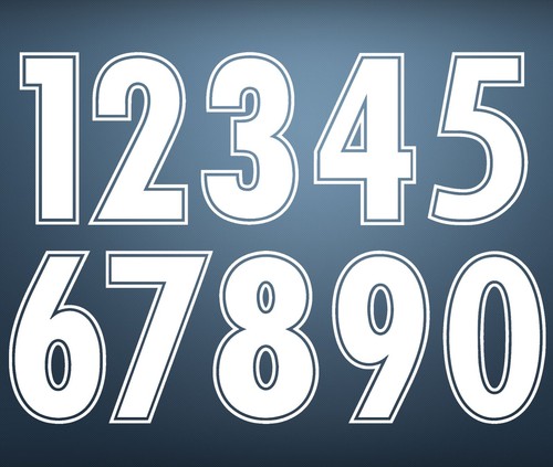 Numeri per maglia calcio anni - numeri,