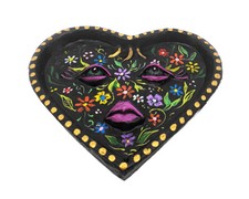 Posacenere piatto viso cuore