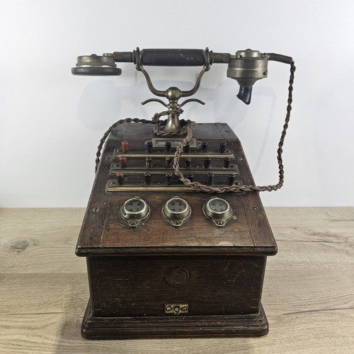 Antique early 1900s telephone - antique,