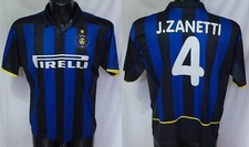 MONDO REPLICA VINTAGE INTER F.C. 2003 2003 # 4 J. ZANETTI TG. XL NON ORIGINALE