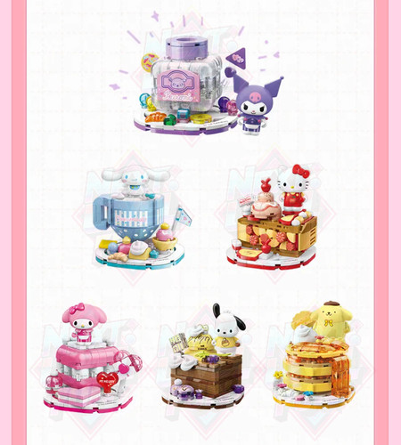 Sanrio tea time dessert - sanrio,