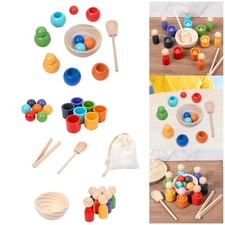 Palle arcobaleno in tazze