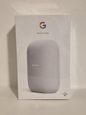 NUOVO Google Nest Audio Altoparlante Stereo Intelligente Assistente Vocale Grigio Gesso