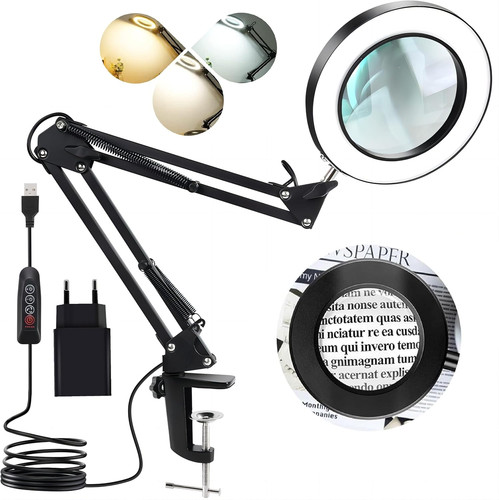 Lampada con lente - con,